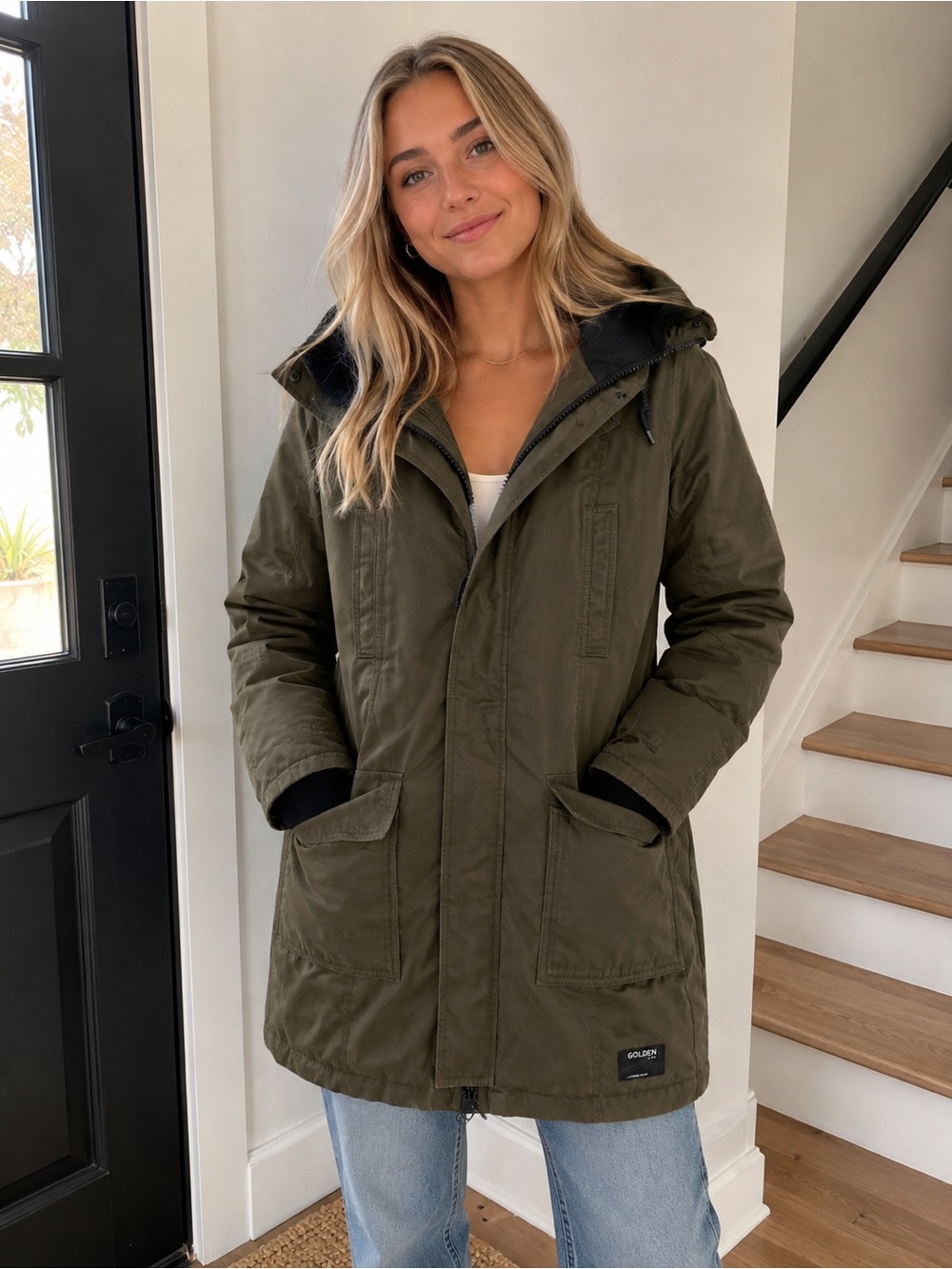 Aritzia TNA Golden Bancroft Parka jacket